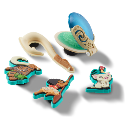 Crocs - Disney Moana 5 Pack Jibbitz™ charms Women|Men|Kids|Jibbitz™ Charms