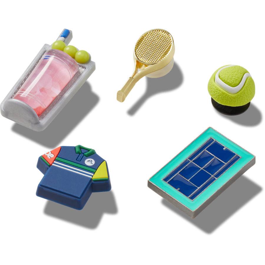 Crocs Discount | Day at The Tennis Court 5 Pack Jibbitz™ charms
