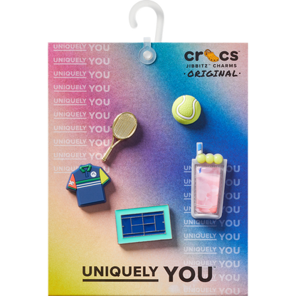Crocs - Day at The Tennis Court 5 Pack Jibbitz™ charms Women|Men|Jibbitz™ Charms