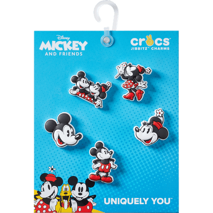 Crocs - Mickey and Minnie PVC 5 Pack Jibbitz™ charms Women|Men|Kids|Jibbitz™ Charms
