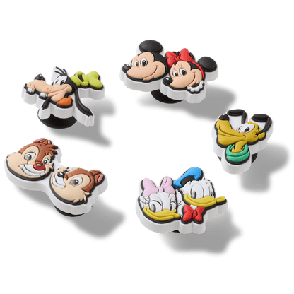 Crocs - Mickey and Friends PVC 5 Pack Jibbitz™ charms Women|Men|Kids|Jibbitz™ Charms