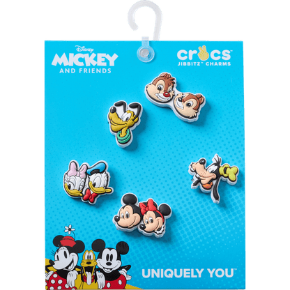 Crocs - Mickey and Friends PVC 5 Pack Jibbitz™ charms Women|Men|Kids|Jibbitz™ Charms