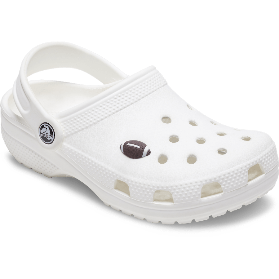 Crocs On sale | Textured Football Jibbitz™ charms