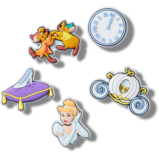 Crocs Online | Cinderella 5 Pack Jibbitz™ charms