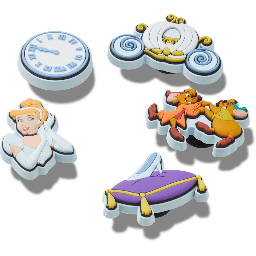 Crocs Online | Cinderella 5 Pack Jibbitz™ charms