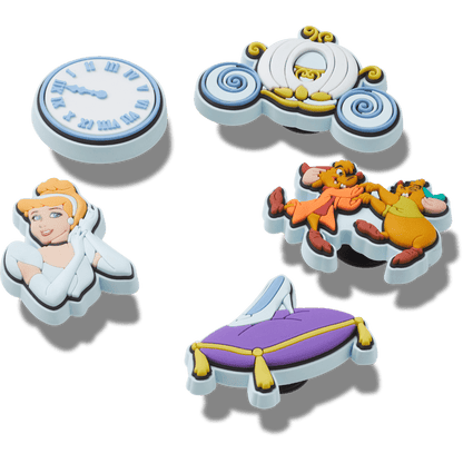 Crocs - Cinderella 5 Pack Jibbitz™ charms Women|Men|Kids|Jibbitz™ Charms