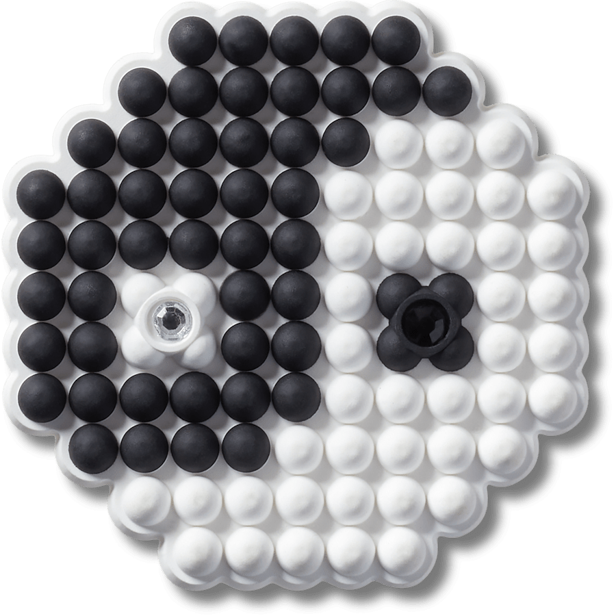 Crocs US | Beaded Ying and Yang Jibbitz™ charms