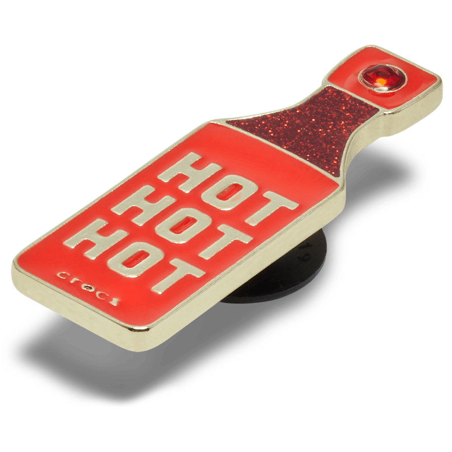 Crocs Outlet | Gold Hot Hot Hot Sauce Jibbitz™ charms