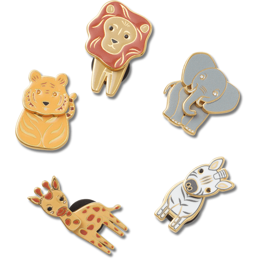 Crocs Online | Enamel Safari 5 Pack Jibbitz™ charms