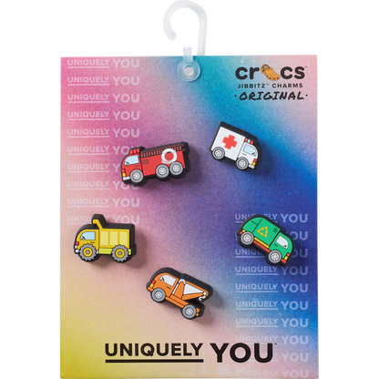 Crocs - Tiny Work Trucks 5 Pack Jibbitz™ charms Women|Men|Jibbitz™ Charms
