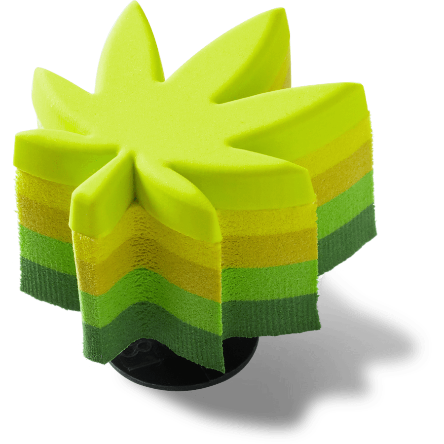 Crocs | Stacked Hemp Leaf Jibbitz™ charms