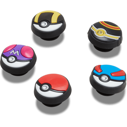 Crocs - Poke Ball 5 Pack Jibbitz™ charms Women|Men|Kids|Jibbitz™ Charms