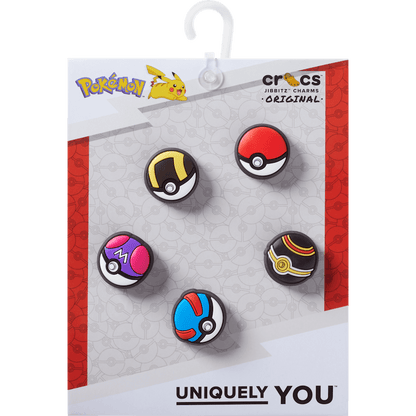 Crocs - Poke Ball 5 Pack Jibbitz™ charms Women|Men|Kids|Jibbitz™ Charms