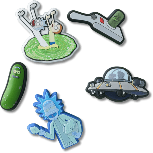 Crocs On sale | Rick and Morty 5 Pack Jibbitz™ charms