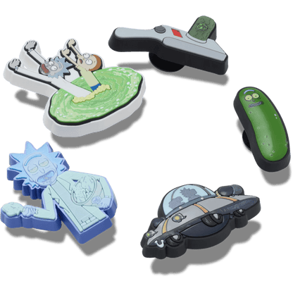 Crocs - Rick and Morty 5 Pack Jibbitz™ charms Women|Men|Jibbitz™ Charms