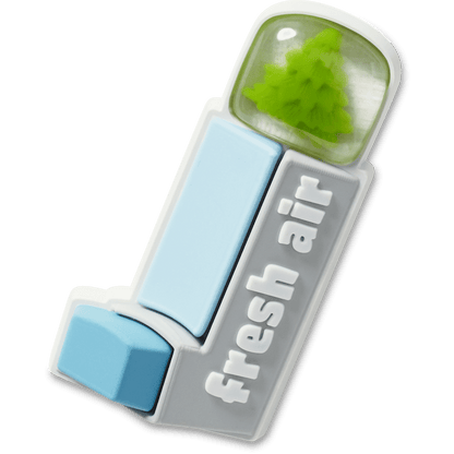 Crocs - Dimensional Fresh Air Inhaler Jibbitz™ charms Women|Men|Jibbitz™ Charms