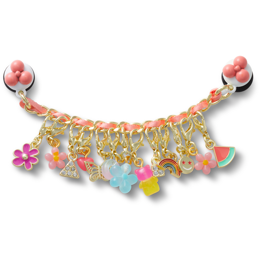 Crocs New | Pink Adjustable Charm Chain Jibbitz™ charms