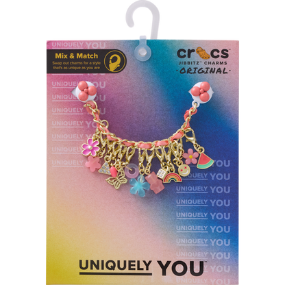 Crocs - Pink Adjustable Charm Chain Jibbitz™ charms Women|Men|Kids|Jibbitz™ Charms