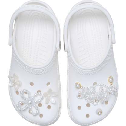 Crocs - White Pearl Beaded 5 Pack Jibbitz™ charms Women|Men|Jibbitz™ Charms