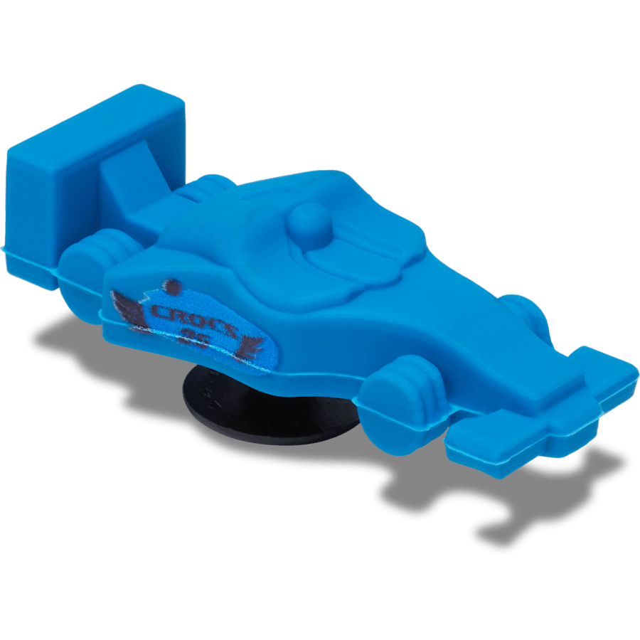 Crocs On sale | 3D Blue Race Car Jibbitz™ charms