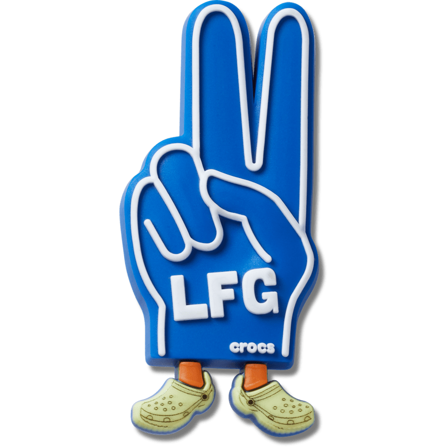 Crocs Outlet | LFG Foam Peace Sign Jibbitz™ charms
