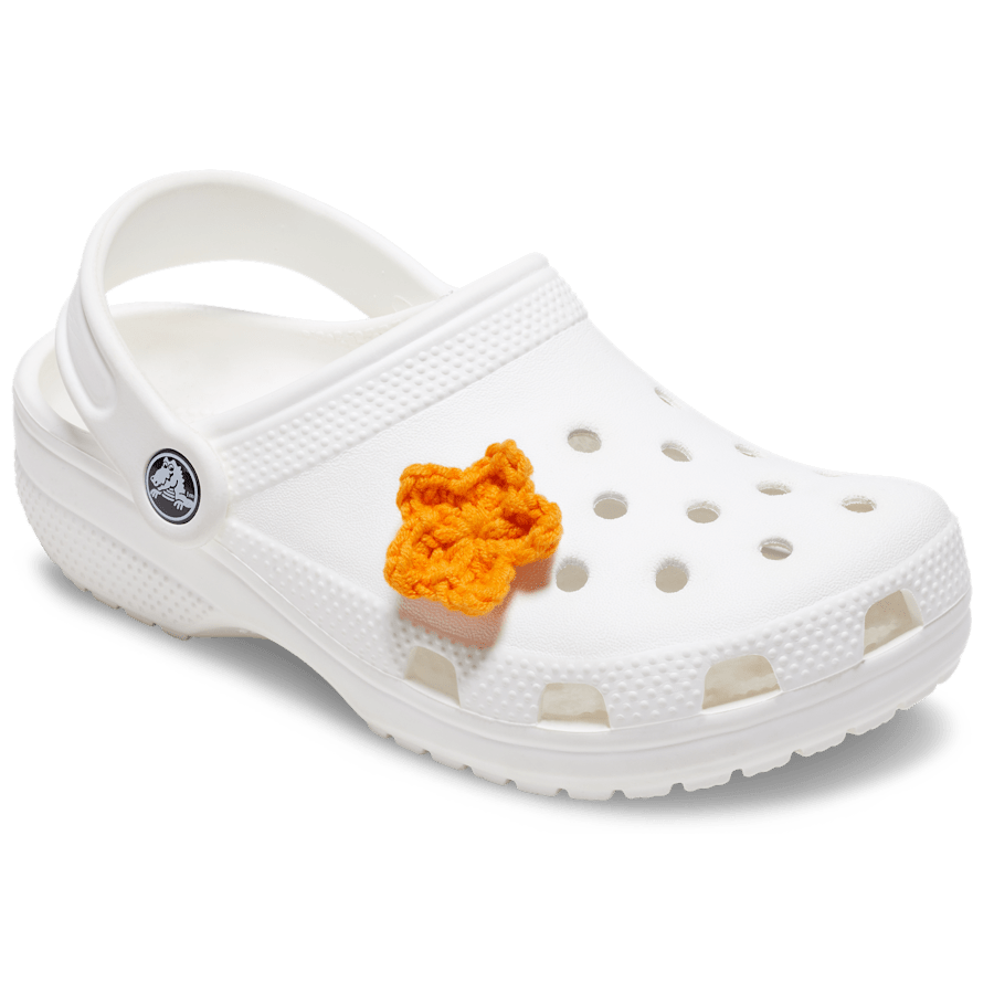 Crocs Outlet | Crafted Crochet Orange Star Jibbitz™ charms