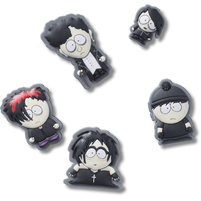 Crocs - South Park Goth Kids 5 Pack Jibbitz Shoe Charm Women|Men|Kids|Jibbitz™ Charms