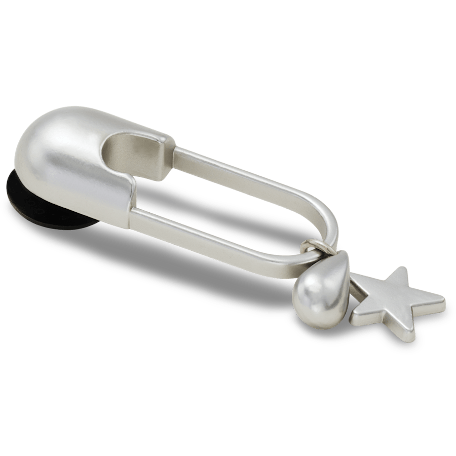 Crocs On sale | Silver Meta Safety Pin Jibbitz™ charms