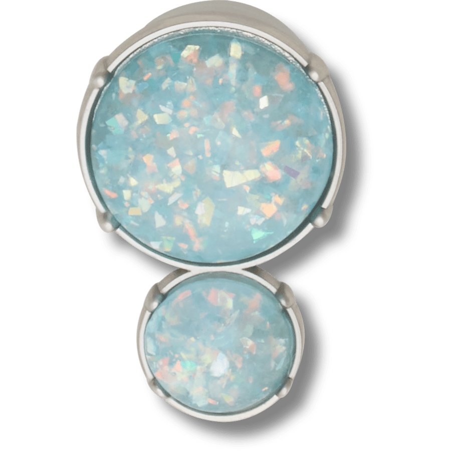 Crocs New | Opalescent Meta Double Gem Jibbitz™ charms