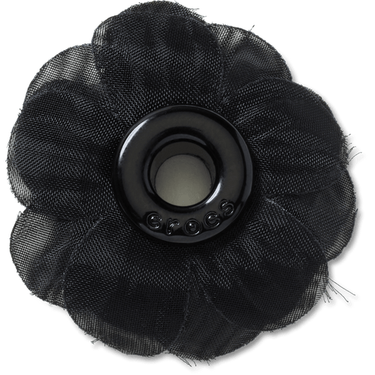 Crocs Sale | Black Chiffon Grommet Jibbitz™ charms