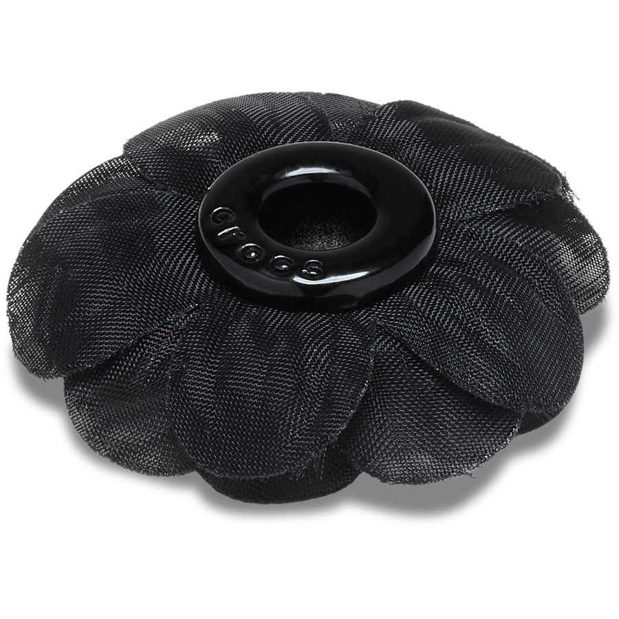 Crocs Sale | Black Chiffon Grommet Jibbitz™ charms