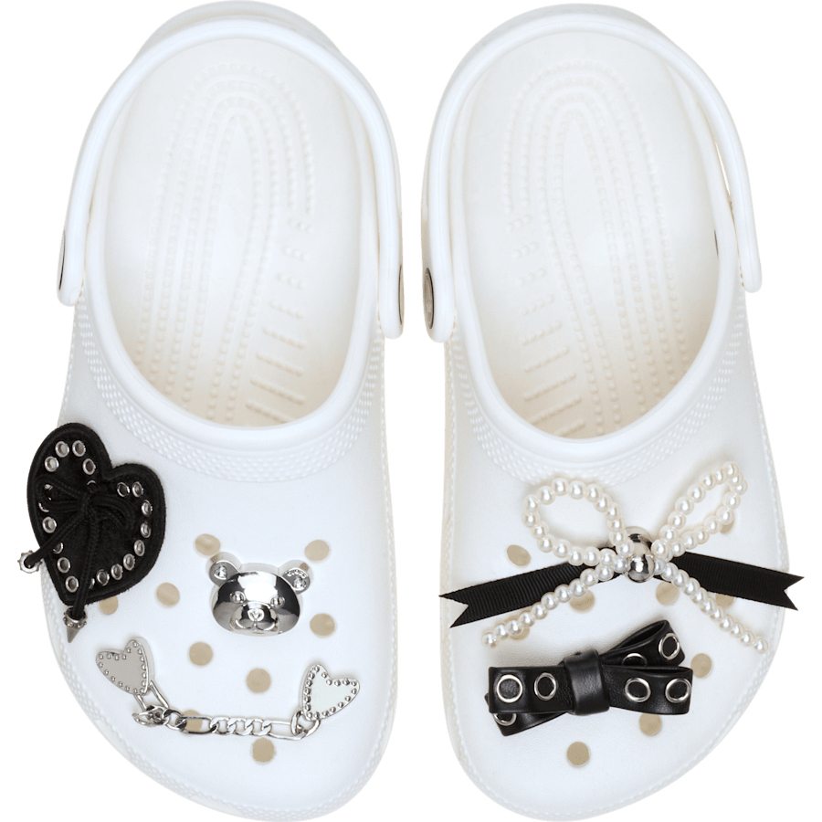 Crocs Outlet | Indie Luxe Silver 5 Pack Jibbitz™ charms