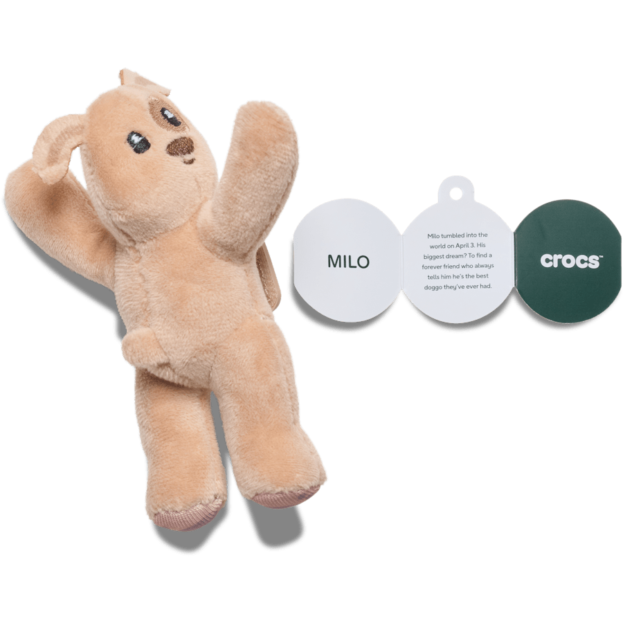 Crocs Outlet | Huggitz Brown Puppy Jibbitz Shoe Charm