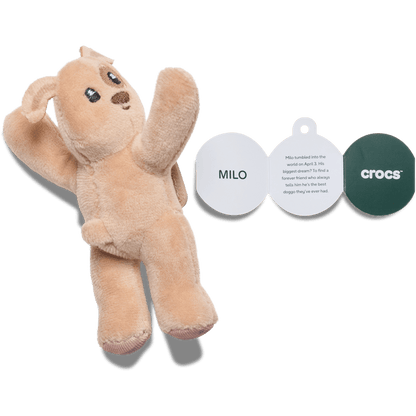 Crocs - Huggitz Brown Puppy Jibbitz Shoe Charm Women|Men|Kids|Jibbitz™ Charms