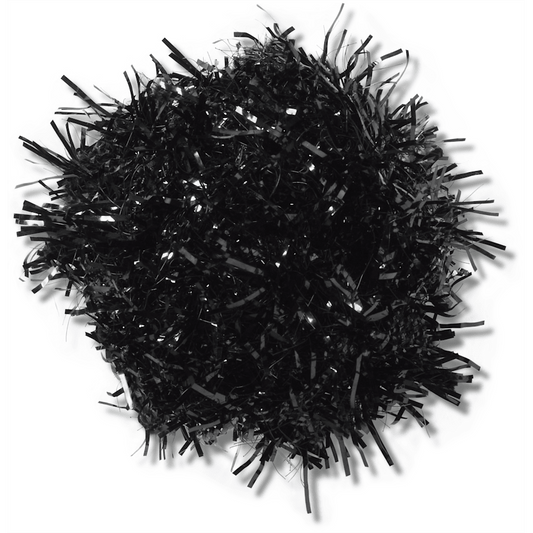 Crocs New | Black Tinsel Pom Jibbitz™ charms