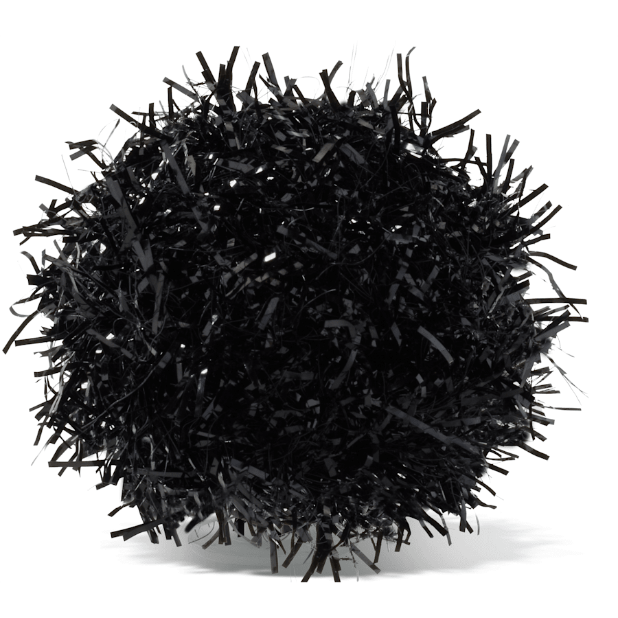 Crocs New | Black Tinsel Pom Jibbitz™ charms