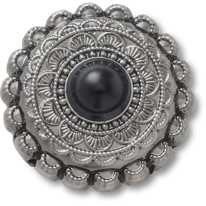 Crocs - Silver and Black Emblem Jibbitz™ charms Women|Men|Jibbitz™ Charms