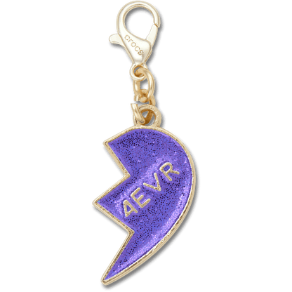 Crocs - Purple Glitter BFF Charm Right Jibbitz Shoe Charm Women|Men|Kids|Jibbitz™ Charms