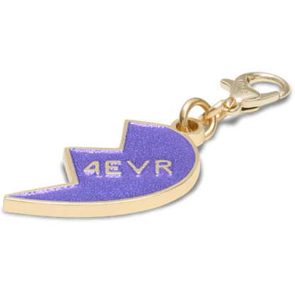Crocs - Purple Glitter BFF Charm Right Jibbitz Shoe Charm Women|Men|Kids|Jibbitz™ Charms