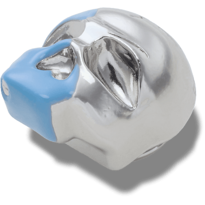 Crocs - Silver and Blue Enamel Skull Jibbitz™ charms Women|Men