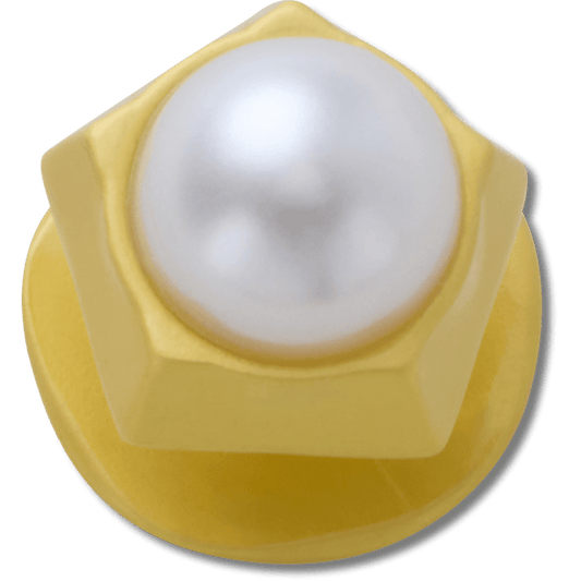 Crocs For Sale | Gold Pentagon Pearl Jibbitz™ charms