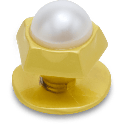Crocs - Gold Pentagon Pearl Jibbitz™ charms Women|Men|Jibbitz™ Charms
