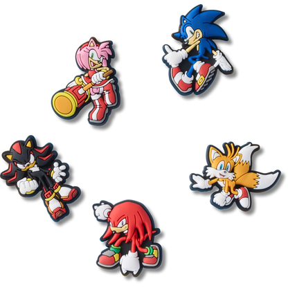 Crocs - Sonic the Hedgehog 5Pck Jibbitz™ charms Women|Men|Kids|Jibbitz™ Charms