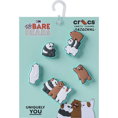 Crocs - We Bare Bears 5 Pack  Jibbitz™ charms Women|Men|Jibbitz™ Charms
