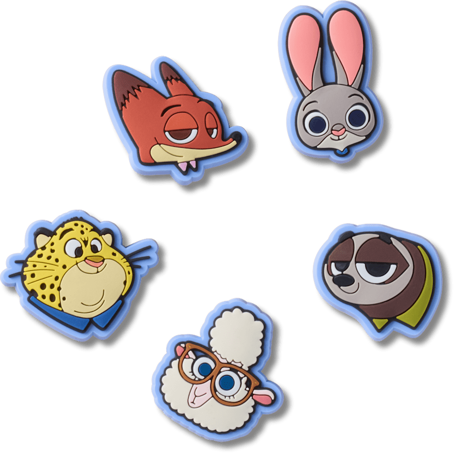 Crocs New | b'Disney Zootopia 2 5 Pack Jibbitz Shoe Charm'