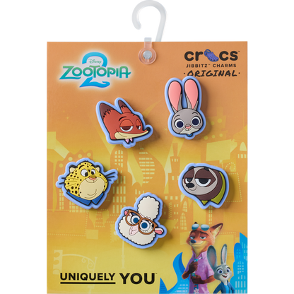 Crocs - b'Disney Zootopia 2 5 Pack Jibbitz Shoe Charm' Women|Men|Kids|Jibbitz™ Charms