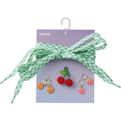 Crocs - Laces and Fresh Fruits Charm Kit Jibbitz™ charms Women|Kids|Jibbitz™ Charms