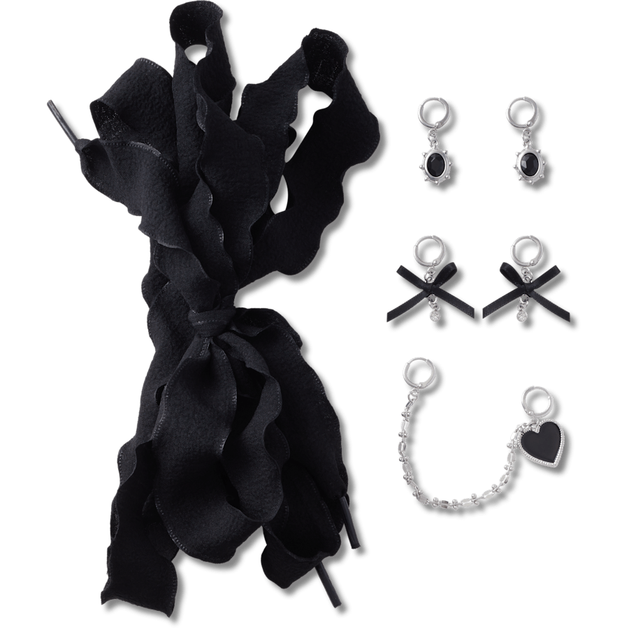 Crocs On sale | Laces and Dainty Bow Charm Kit Jibbitz Shoe Charm