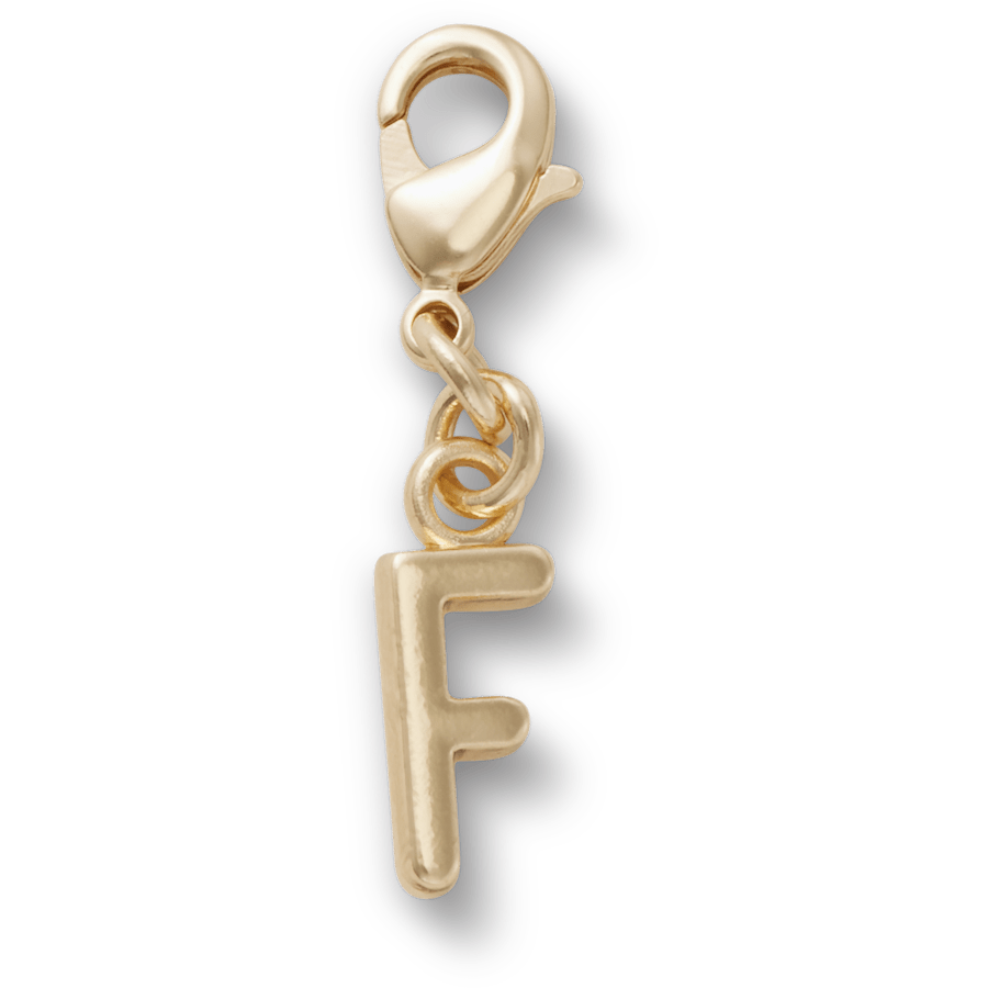 Crocs US | Gold Letter F Charm Jibbitz™ charms