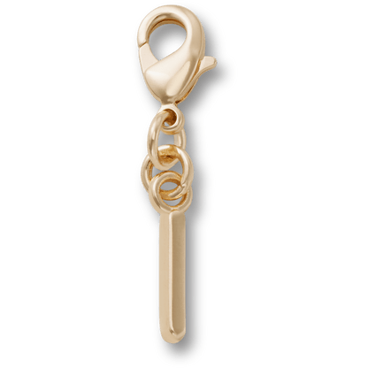 Crocs - Gold Letter I Charm Jibbitz™ charms Women|Men|Kids|Jibbitz™ Charms